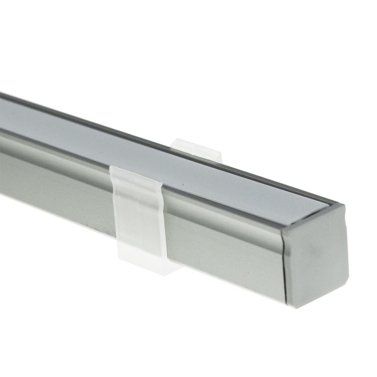Profil do LED Aluminiowy Srebrny Typ Y 2m + Klosz mleczny EKPR0118 Eko-Light
