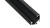 Profil do LED Aluminiowy Narożny Czarny Typ C 1m + Klosz mleczny EKPR6350 Eko-Light