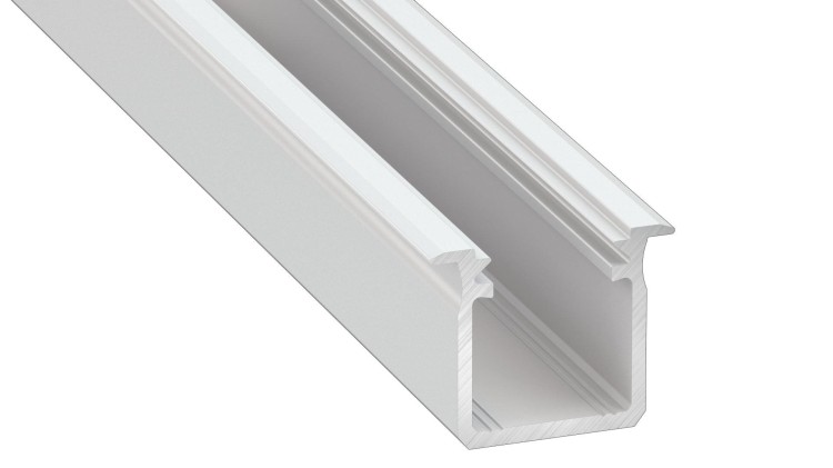 Profil do LED Aluminiowy Biały Typ G 1m + Klosz mleczny EKPR8774 Eko-Light