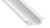 Profil do LED Aluminiowy Biały Typ Z 1m + Klosz mleczny EKPR1041 Eko-Light