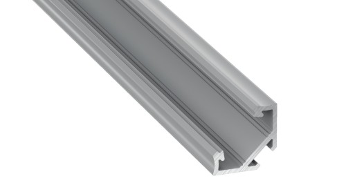 Profil do LED Aluminiowy Srebrny Typ C 2m + Klosz mleczny EKPR0101 Eko-Light