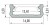 Profil do LED Aluminiowy Srebrny Typ D 2m + Klosz mleczny EKPR0088 Eko-Light