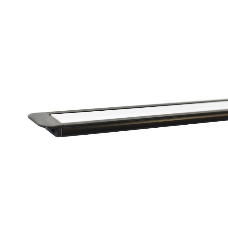 Profil do LED Aluminiowy Czarny Typ Z 1m + Klosz mleczny EKPR6381 Eko-Light