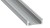 Profil do LED Aluminiowy Srebrny Typ D 1m + Klosz mleczny EKPR6474 Eko-Light