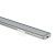 Profil do LED Aluminiowy Srebrny Typ D 1m + Klosz mleczny EKPR6474 Eko-Light
