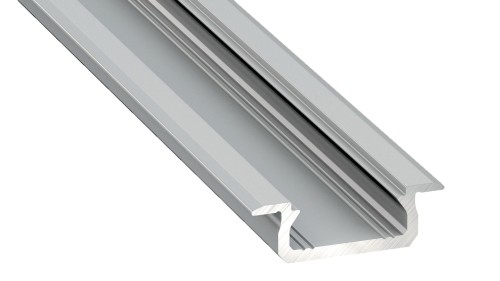 Profil do LED Aluminiowy Srebrny Typ Z 1m + Klosz mleczny EKPR6481 Eko-Light