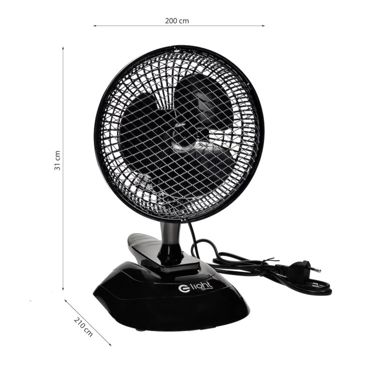 WENTYLATOR STOŁOWY EKO-LIGHT 6'' 2in1 CZARNY EKW524 Eko-Light