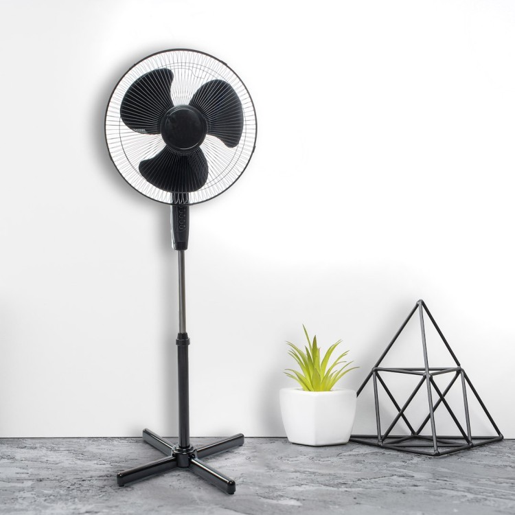 WENTYLATOR STOJĄCY EKO-LIGHT 16'' CZARNY EKW470 Eko-Light