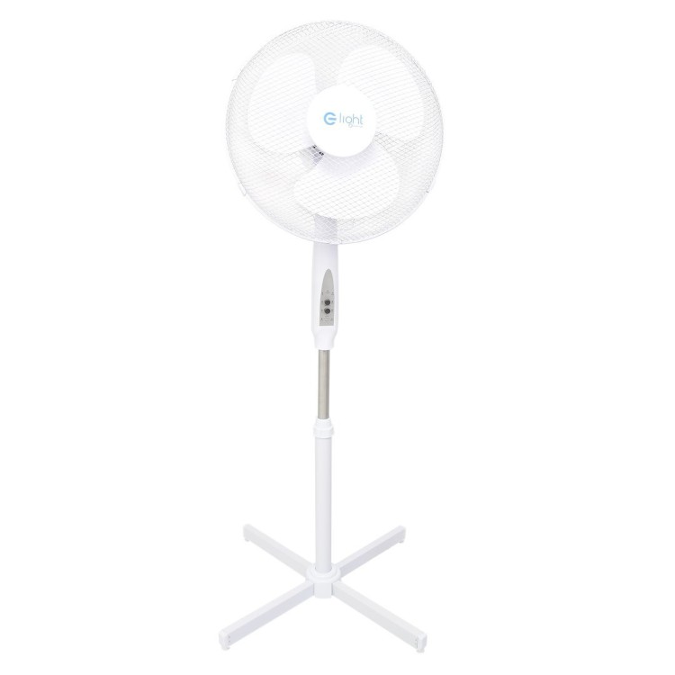 WENTYLATOR STOJĄCY EKO-LIGHT Z PILOTEM 16''BIAŁY EKW562 Eko-Light