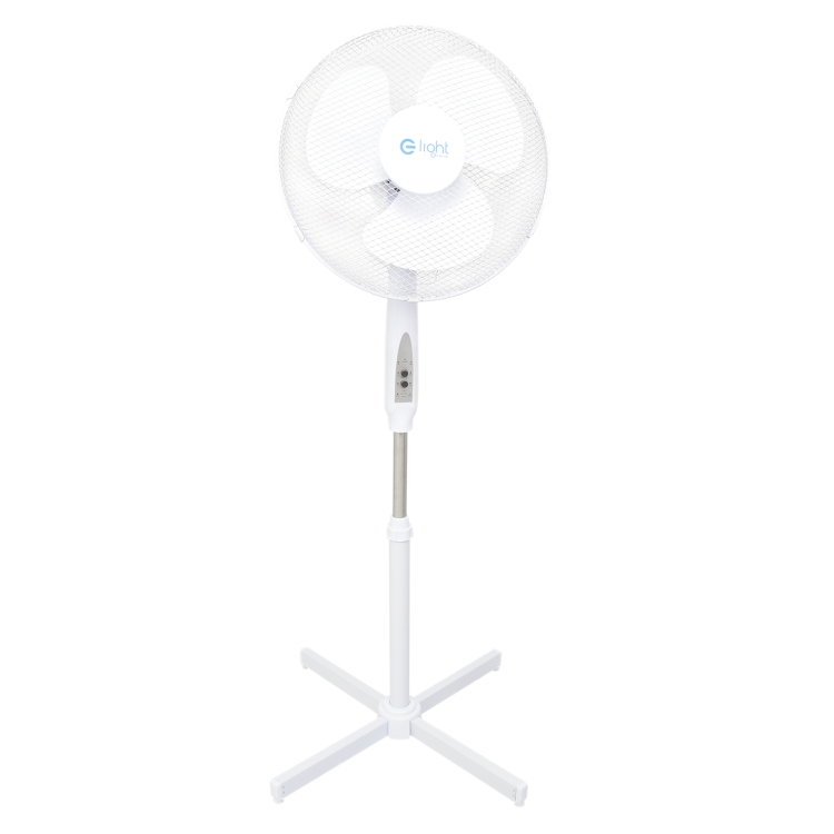 WENTYLATOR STOJĄCY EKO-LIGHT Z PILOTEM 16''BIAŁY EKW562 Eko-Light