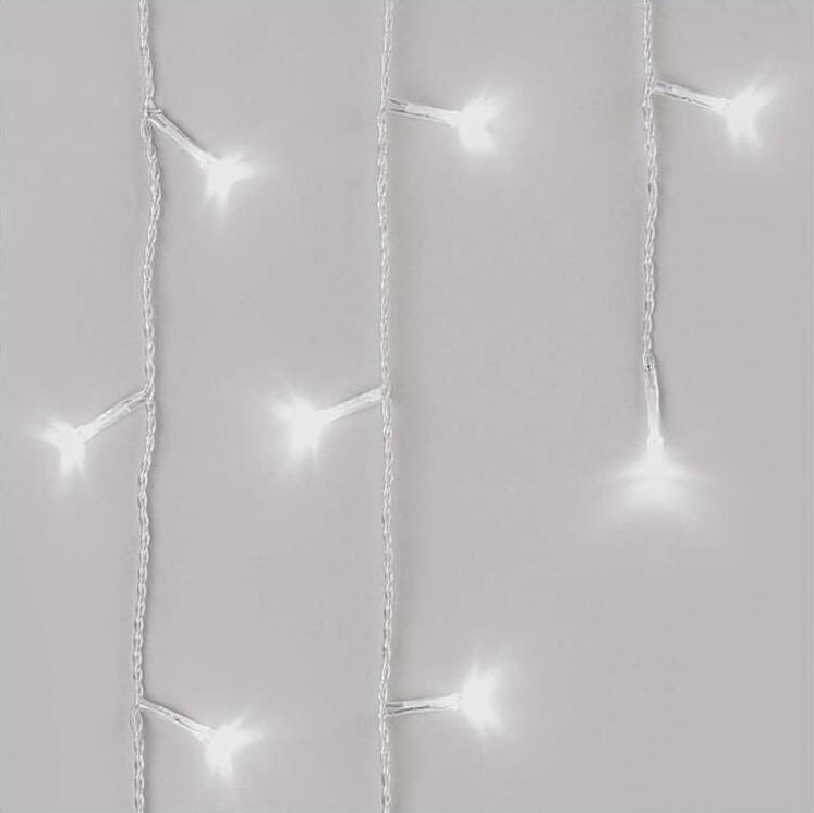 Kurtyna świetlna sople świąteczna bożonarodzeniowa migające 300 LED 5x0,7m CW D4CC02 Emos timer pilot 230V IP44 6W Boże Narodzenie ozdoba świecąca dekoracja na święta świąteczna elektryczna stroik wiszący girlanda na okno zimny biały
