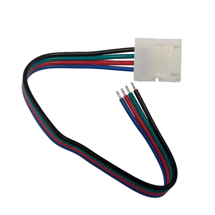 Złączka LED RGB 10mm. Łącznik z jedej strony. EKPZ723 Eko-Light