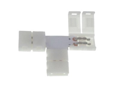 Złączka LED 10mm. Kształt: T EKPZ043 Eko-Light