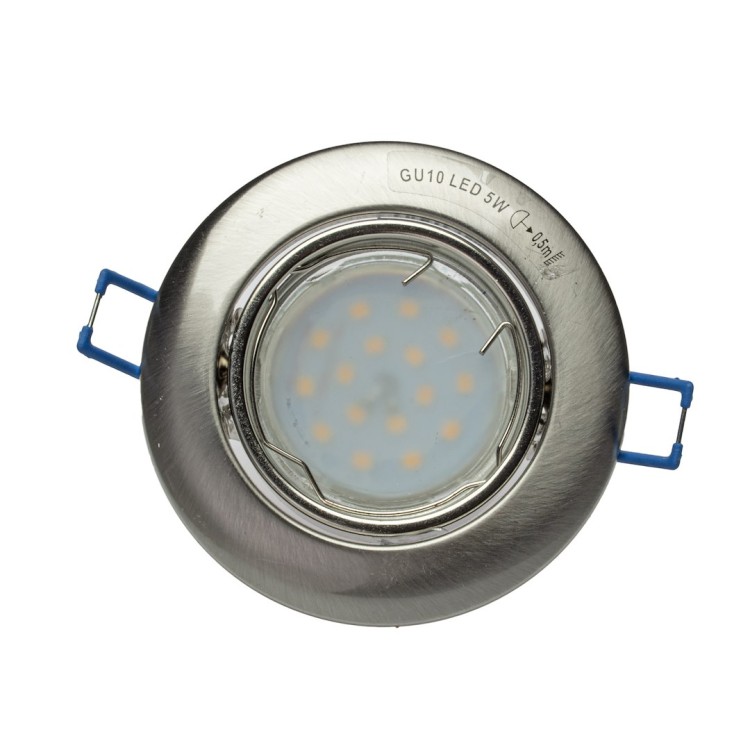 Oczko sufitowe okrągłe GU10 1X5W LED Satyna EKZ2570 Eko-Light