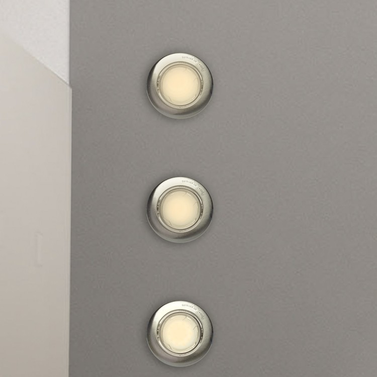 Oczko sufitowe okrągłe GU10 1X5W LED Satyna EKZ2570 Eko-Light