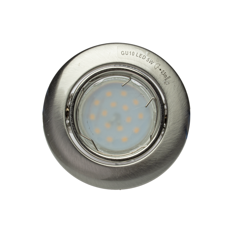 Oczko sufitowe okrągłe GU10 1X5W LED Satyna EKZ2570 Eko-Light