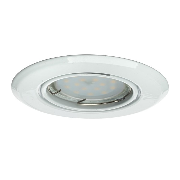 Oczko sufitowe okrągłe GU10 1X5W LED Białe EKZ2556 Eko-Light