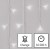 Kurtyna świetlna sople świąteczna bożonarodzeniowa migające 300 LED 5x0,7m CW D4CC02 Emos timer pilot 230V IP44 6W Boże Narodzenie ozdoba świecąca dekoracja na święta świąteczna elektryczna stroik wiszący girlanda na okno zimny biały