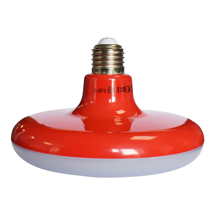 ŻARÓWKA UFO 15W LED CZERWONA+ KABEL W OPLOCIE EKZA1566 Eko-Light