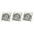 ZESTAW OCZEK KWADRATOWYCH 3x5W GU10 EKZ2697 Eko-Light