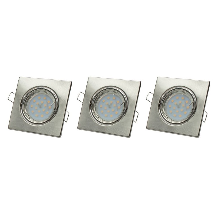 ZESTAW OCZEK KWADRATOWYCH 3x5W GU10 EKZ2697 Eko-Light