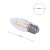 Żarówka Filamentowa LED 4W C37 E27 2700K EKZF003 Eko-Light