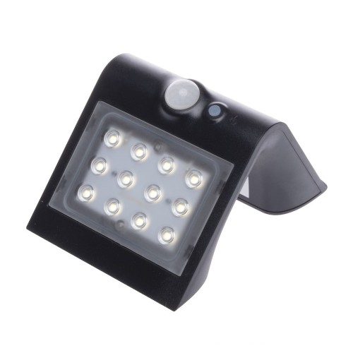 Lampka Solarna Butterfly Czarna 1,5W EKO3867 Eko-Light Oprawa elewacyjna lampa ścienna