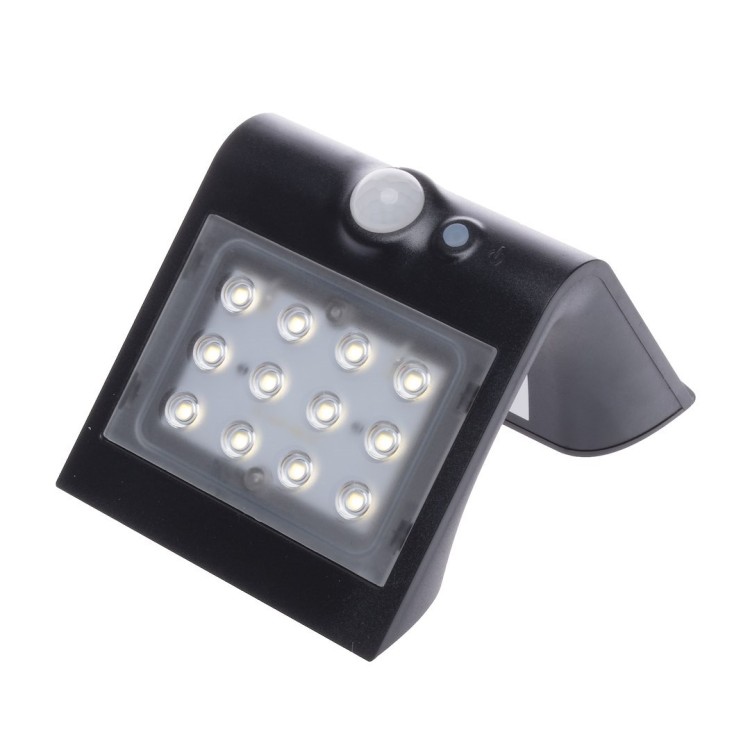 Lampka Solarna Butterfly Czarna 1,5W EKO3867 Eko-Light Oprawa elewacyjna lampa ścienna