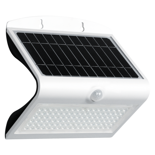 Lampka Solarna Butterfly Biała 6,8W EKO3997 Eko-Light Oprawa elewacyjna lampa ścienna