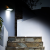 Lampka Solarna Butterfly Czarna 6,8W EKO3881 Eko-Light Oprawa elewacyjna lampa ścienna