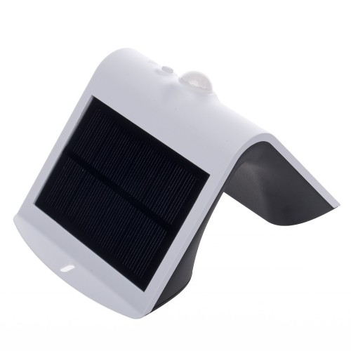 Lampka Solarna Butterfly Biała 1,5W EKO8817 Eko-Light Oprawa elewacyjna lampa ścienna