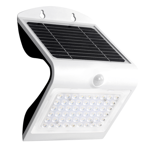 Lampka Solarna Butterfly Biała 3,2W EKO8824 Eko-Light Oprawa elewacyjna lampa ścienna