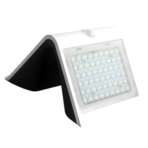 Lampka Solarna Butterfly Biała 3,2W EKO8824 Eko-Light Oprawa elewacyjna lampa ścienna