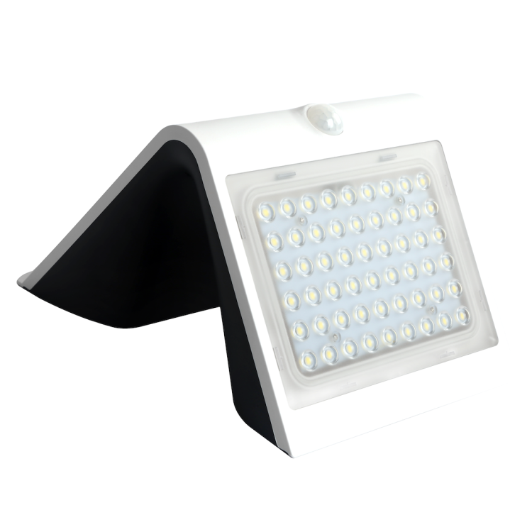 Lampka Solarna Butterfly Biała 3,2W EKO8824 Eko-Light Oprawa elewacyjna lampa ścienna