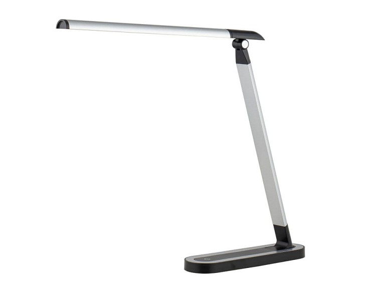 Lampa biurkowa Industrialna Loft CHIC LED 8357 NOWODVORSKI Lighting 7,5W USB 4000K nowoczesna lampka biurkowa barwa dzienna srebrno-czarna Premium