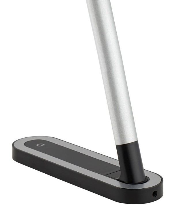 Lampa biurkowa Industrialna Loft CHIC LED 8357 NOWODVORSKI Lighting 7,5W USB 4000K nowoczesna lampka biurkowa barwa dzienna srebrno-czarna Premium