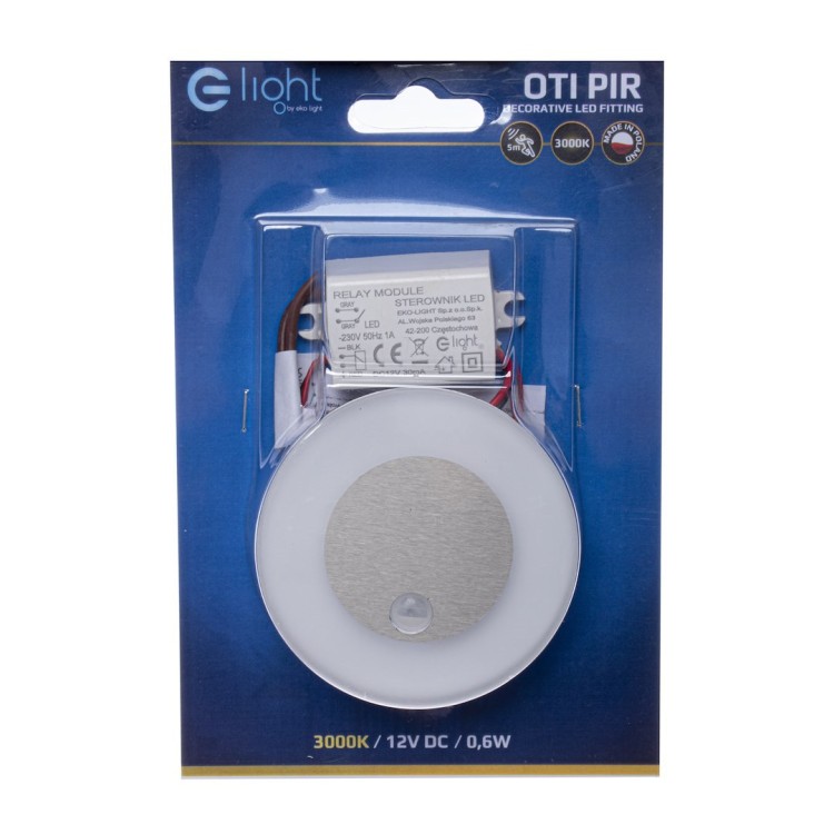 OTI Barwa Ciepła 3000K 12V z czujnikiem ruchu EKS1078 Eko-Light