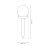 Lampa Ogrodowa Kulka Solarna Czarna Plastik EKO4826 Eko-Light gruntowa