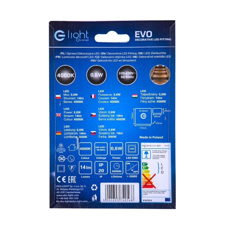EVO Barwa Neutralna 4000K EKS0568 Eko-Light