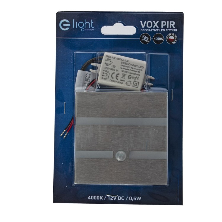 VOX Barwa Neutralna 4000K 12V z czujnikiem ruchu EKS1510 Eko-Light
