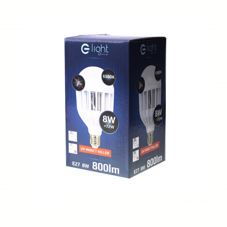 Żarówka LED owadobójcza 8W E27 EKZA486 Eko-Light