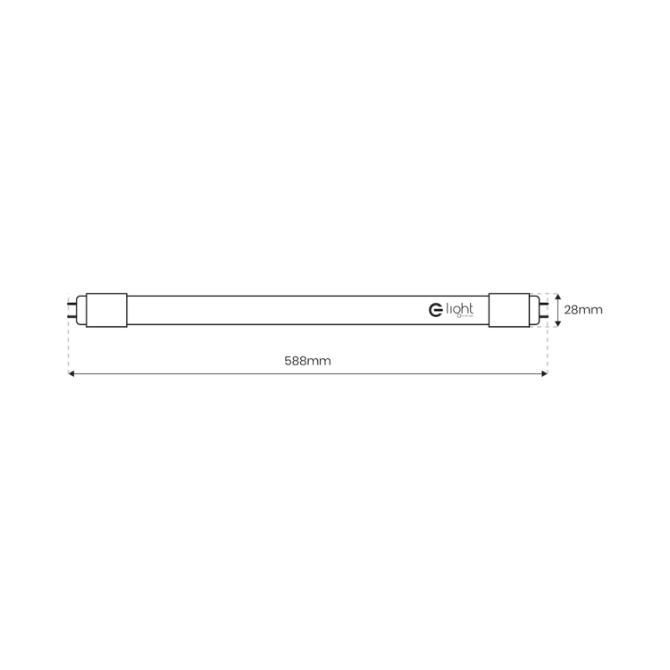 ŚWIETLÓWKA LED 9W 60CM 3000K EK1908 Eko-Light