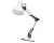 Lampa biurkowa LUCAS Z7609W Emos E27 48cm nowoczesna lampka składana regulowana Biała