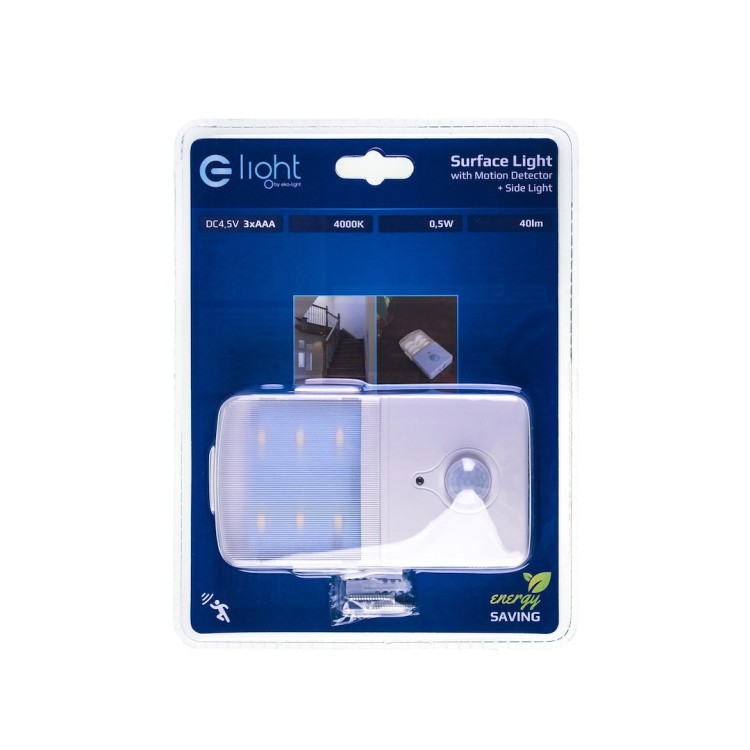 LAMPKA NATYNKOWA Z CZUJKĄ RUCHU + ŚWIATŁO BOCZNE 4000K EKB6615 Eko-Light