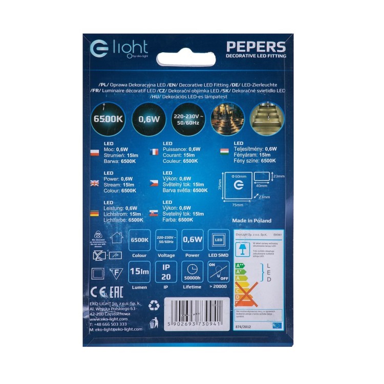 PEPERS Barwa Neutralna 4000K EKS0438 Eko-Light