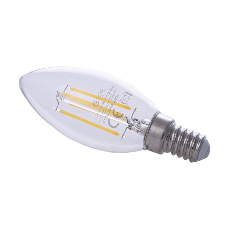 Żarówka Filamentowa LED 4W Świeczka E14 4000K EKZF0964 Eko-Light