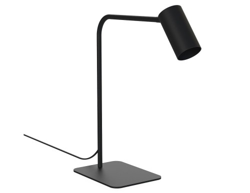 Lampa biurkowa Industrialna Loft MONO BLACK 7706 NOWODVORSKI Lighting GU10 40cm nowoczesna lampka regulowana metalowa czarna Inspiracje Premium