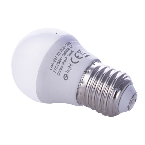 Żarówka LED 7W E27 G45. Barwa: Ciepła EKZA1465 Eko-Light