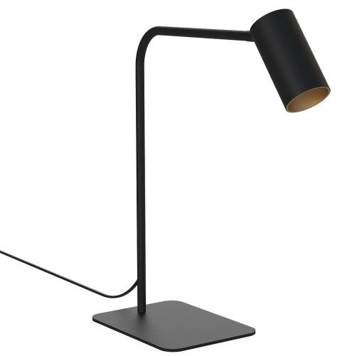 Lampa biurkowa Industrialna Loft MONO BLACK/GOLD 7716 NOWODVORSKI Lighting GU10 40cm nowoczesna lampka regulowana metalowa czarno-złota czarnozłota Inspiracje Premium