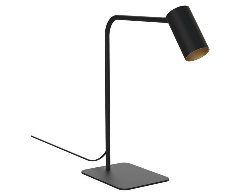 Lampa biurkowa Industrialna Loft MONO BLACK/GOLD 7716 NOWODVORSKI Lighting GU10 40cm nowoczesna lampka regulowana metalowa czarno-złota czarnozłota Inspiracje Premium